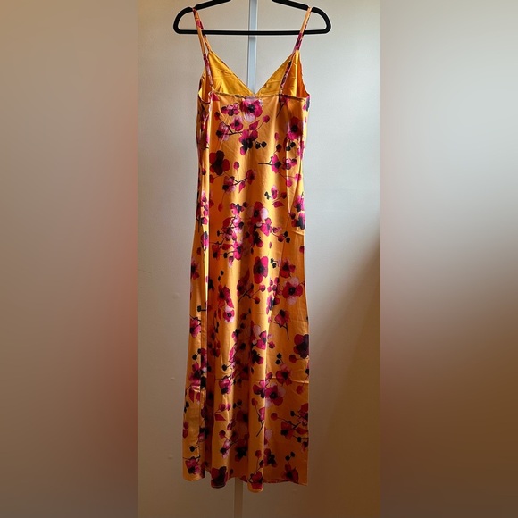 NEW Hutch Liddy Slip Dress Sz M Floral Yellow Pink - Picture 13 of 14
